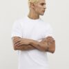 White Muscle Fit Pack Of 3 T-Shirts