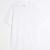 White Muscle Fit Short Sleeve T-Shirt