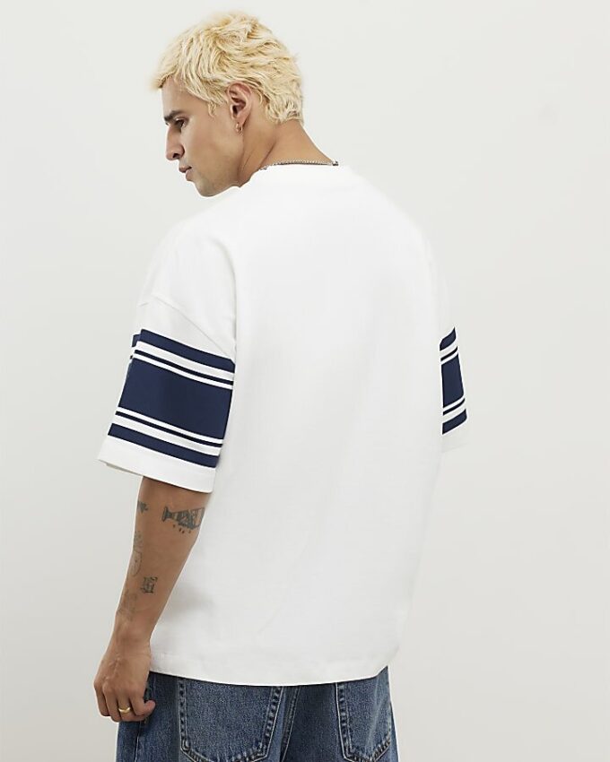 White Oversized Fit 72 T-Shirt