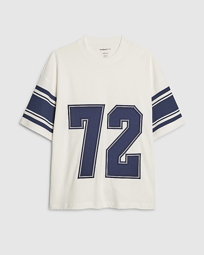 White Oversized Fit 72 T-Shirt