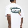 White Oversized Fit Alpine Badging T-Shirt