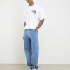 White Oversized Fit Alpine Badging T-Shirt