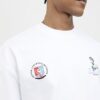 White Oversized Fit Chicago Pinup T-Shirt