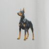 White Oversized Fit Doberman T-Shirt