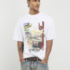 White Oversized Fit Fuel The Fury T-Shirt