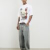 White Oversized Fit Fuel The Fury T-Shirt