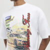 White Oversized Fit Fuel The Fury T-Shirt