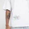 White Oversized Fit Motor Oil Bull T-Shirt