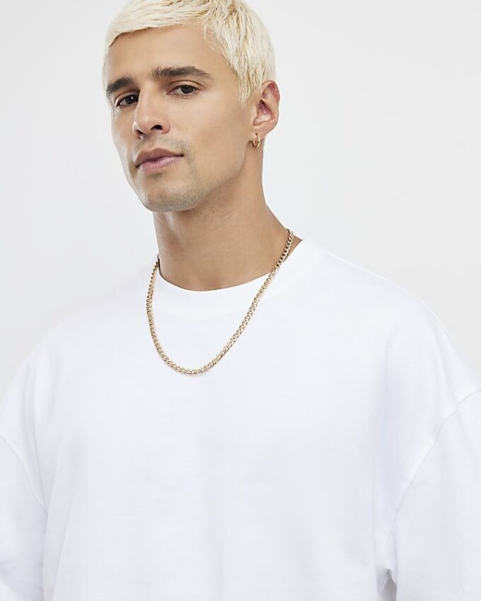 White Oversized Fit Pack Of 3 T-Shirts