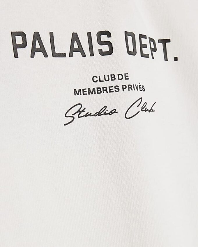 White Oversized Fit Palais Dept T-Shirt
