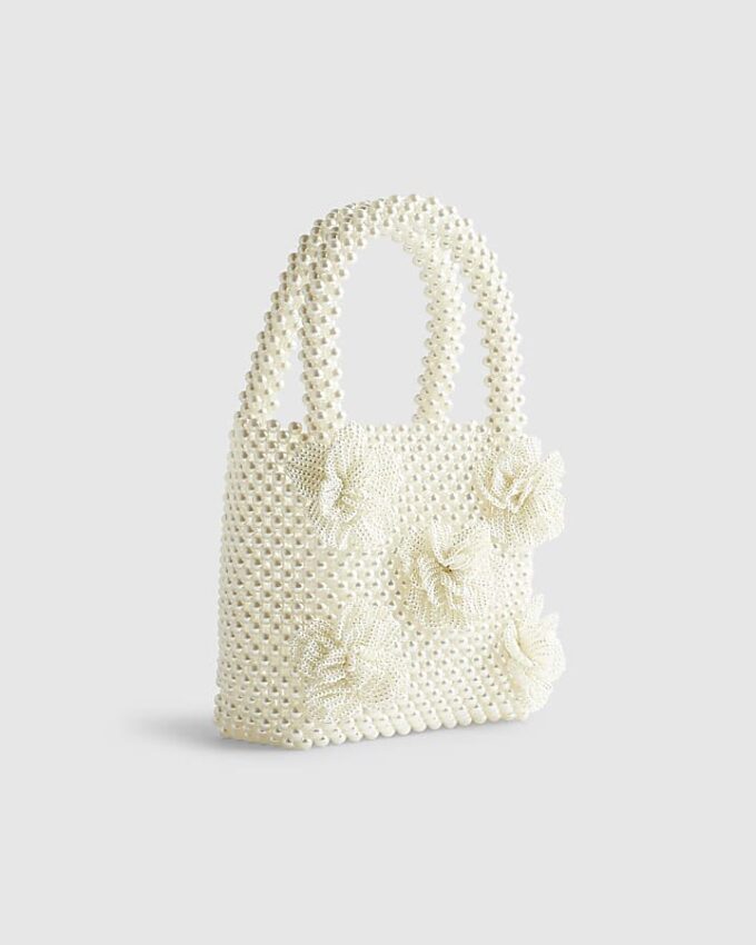 White Pearl Corsage Grab Bag