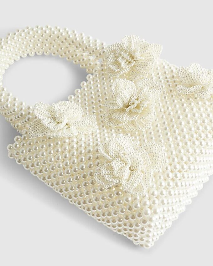 White Pearl Corsage Grab Bag