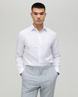 White Premium Long Sleeve Formal Shirt