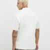White Regular Fit Embroidered Polo Top