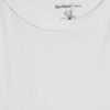 White Ribbed Racer Front Tank Top
