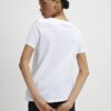 White Sketchy Foil Leopard Bow T-Shirt