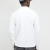 White Slim Fit Textured Polo Shirt